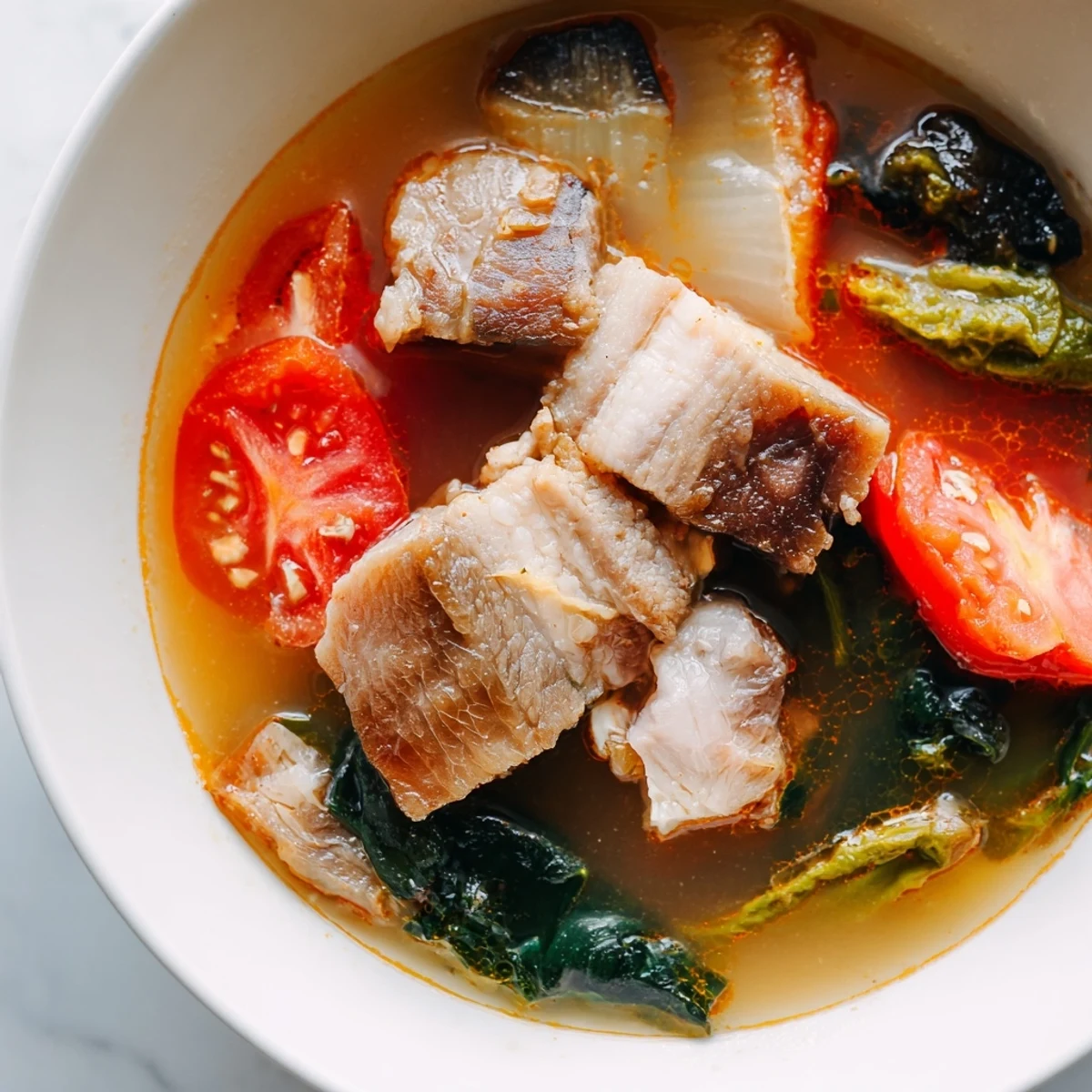 Filipino Sinigang Sour Soup