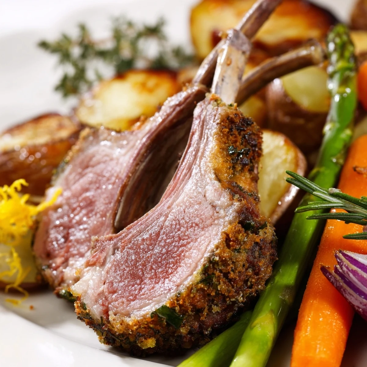 Easter Dinner Sheet Pan Lamb