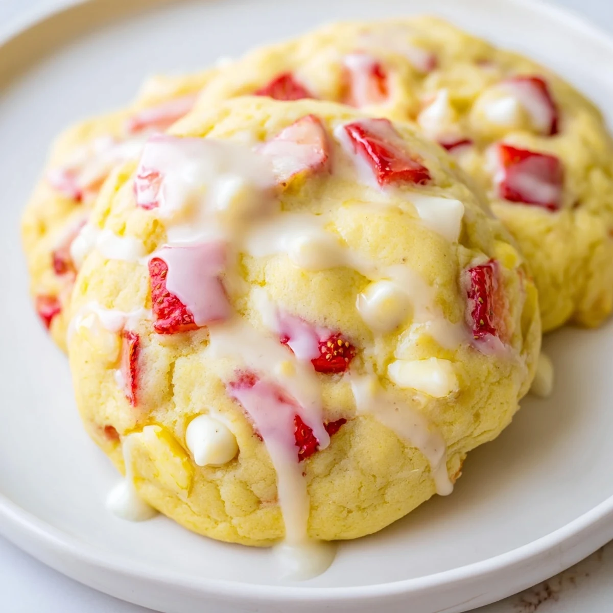 Strawberry Lemonade Cookies