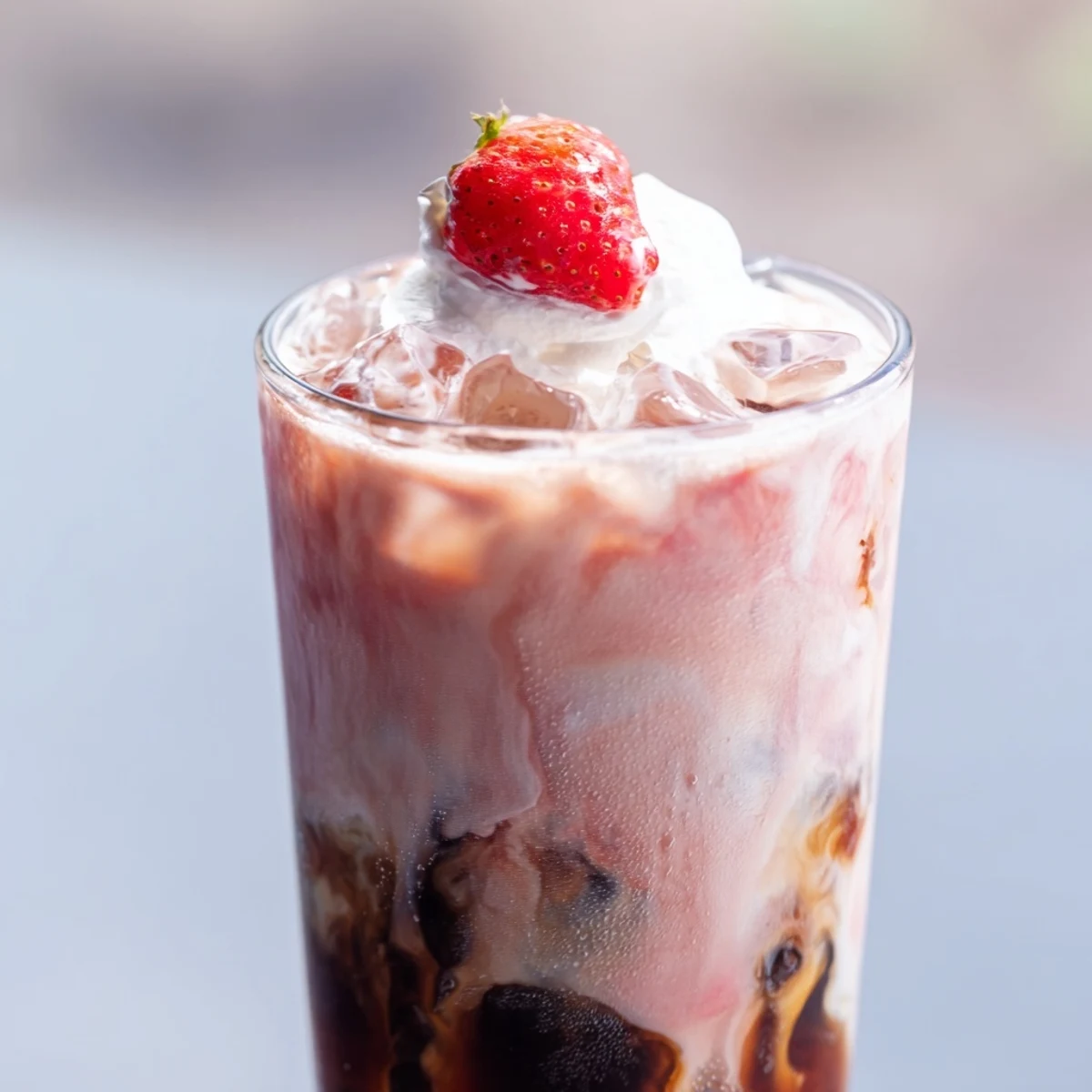 Strawberry Cream Cold Latte