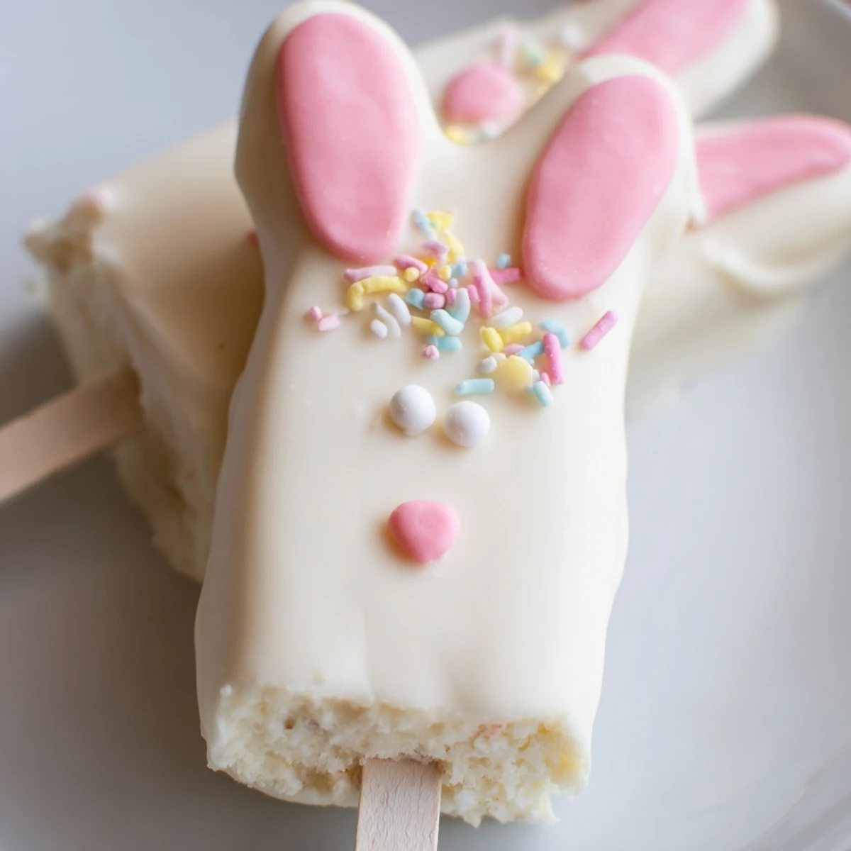 White Chocolate Bunny Cakesicles
