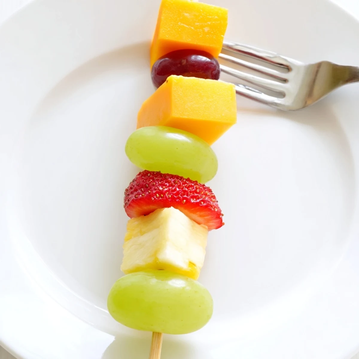 Delicious Fruit and Cheese Kabobs