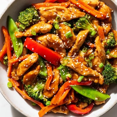 Sesame Soy Chicken Stir Fry