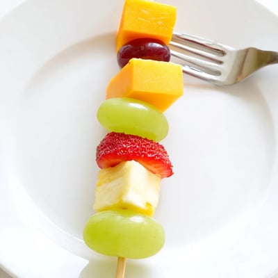 Delicious Fruit and Cheese Kabobs