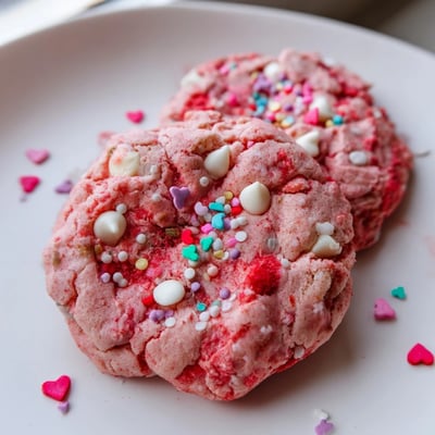 Valentine Strawberry Cookies