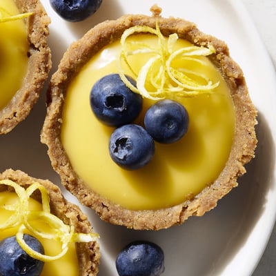 Mini Vegan Lemon Tarts